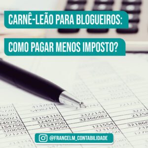 Carnê-leão para blogueiros: Como quitar?