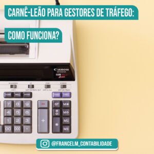 Carnê-leão para gestores de tráfego: Como pagar?